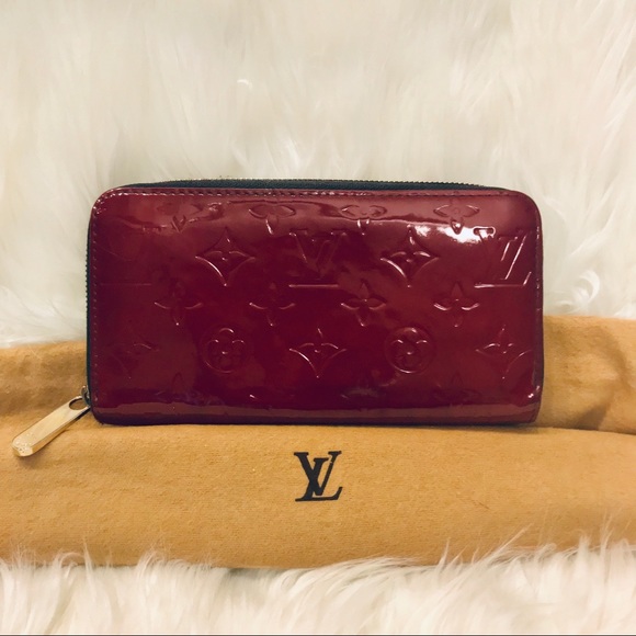 Louis Vuitton Handbags - Louis Vuitton Red Long Vernis Zippy Wallet